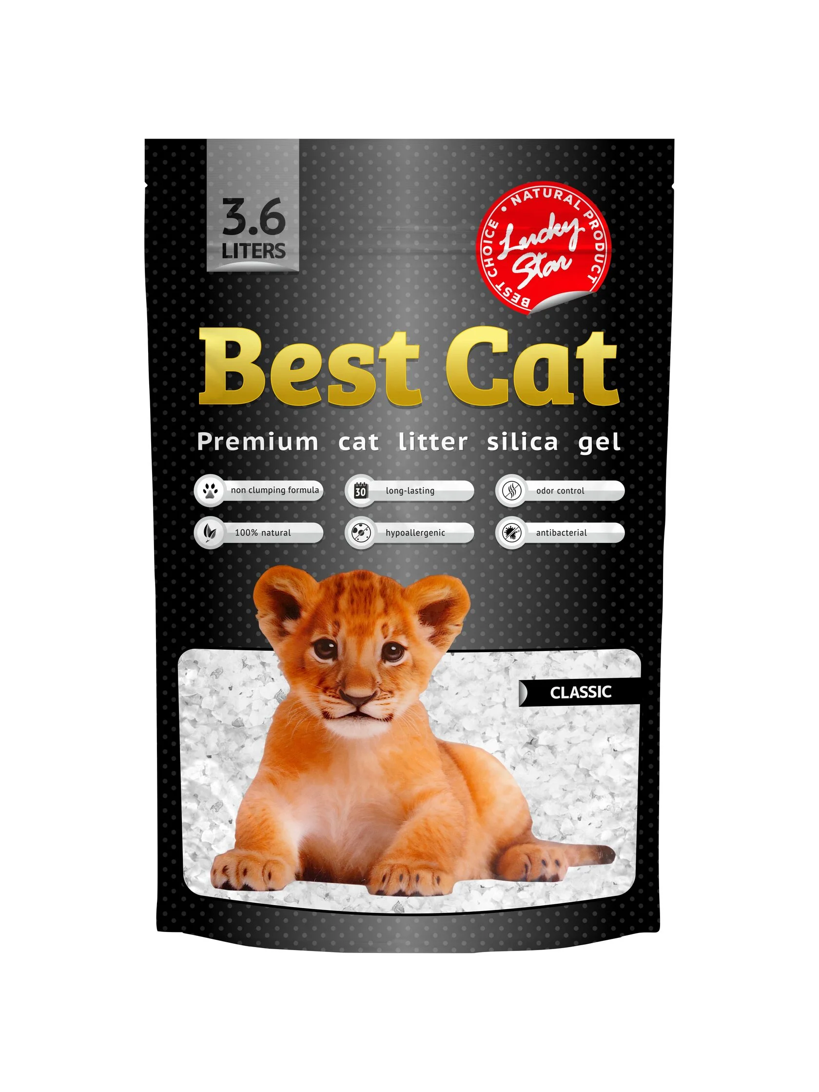 Силікагелевий наповнювач Best Cat White 3.6л