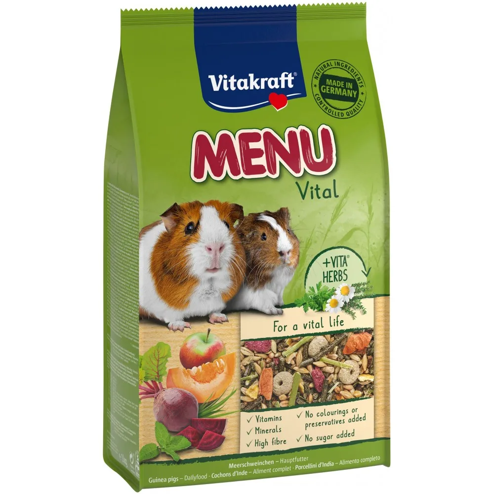 Корм Vitakraft Premium Menu Vital для декоративних гризунів та морських свинок 1 кг
