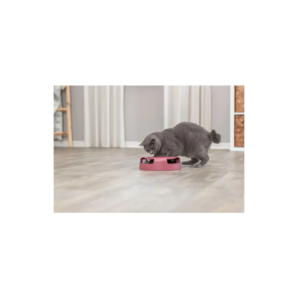 Іграшка Trixie Catch The Mouse для котів Трек ігровий з плюшевою мишкою пластик 25х6 см — фото 3
