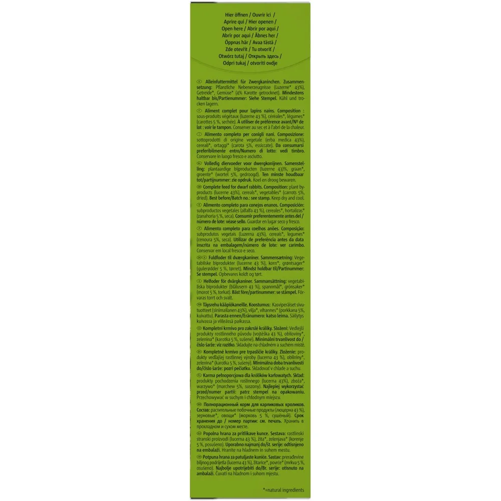 Корм Vitakraft Pellets для декоративних кроликів 1 кг — фото 4