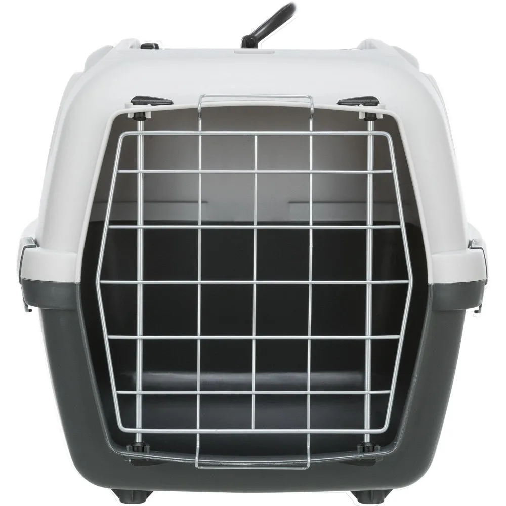 Контейнер-переноска Trixie для собак та котів Capri 3 Open Top вагою до 12 кг сіра пластик розмір S 40x38x61 см — фото 4