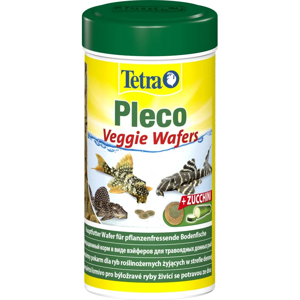 Корм Tetra Pleco Veggie Wafers для травоїдних донних рибок пластинки 110 г/ 250 мл — фото 2