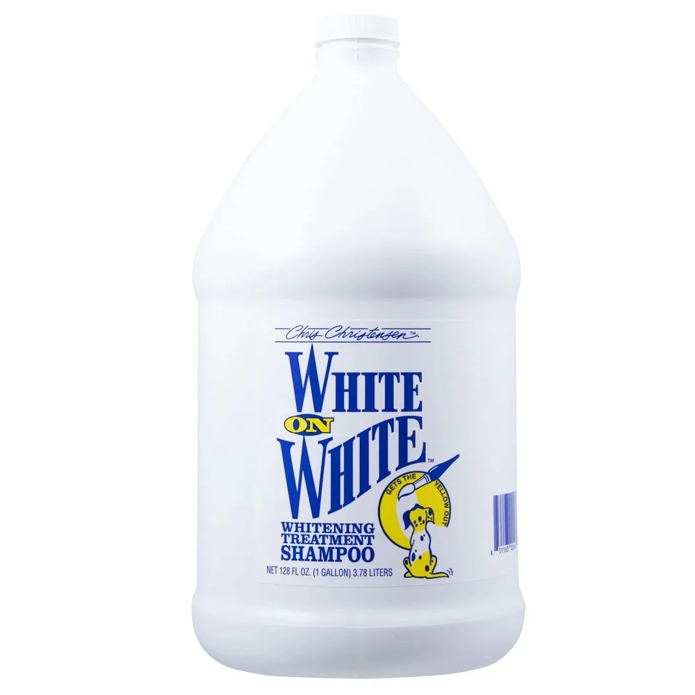 Шампунь Chris Christensen White on White для собак та котів для білої шерсті 3,8 л — фото 3