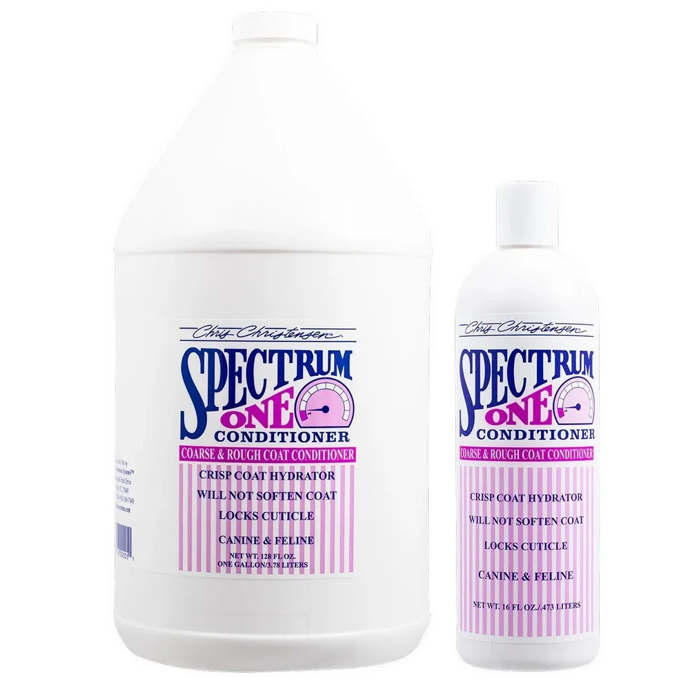 Кондиціонер Chris Christensen Spectrum One для собак та котів для густої та жорсткої шерсті 3,8 л — фото 3