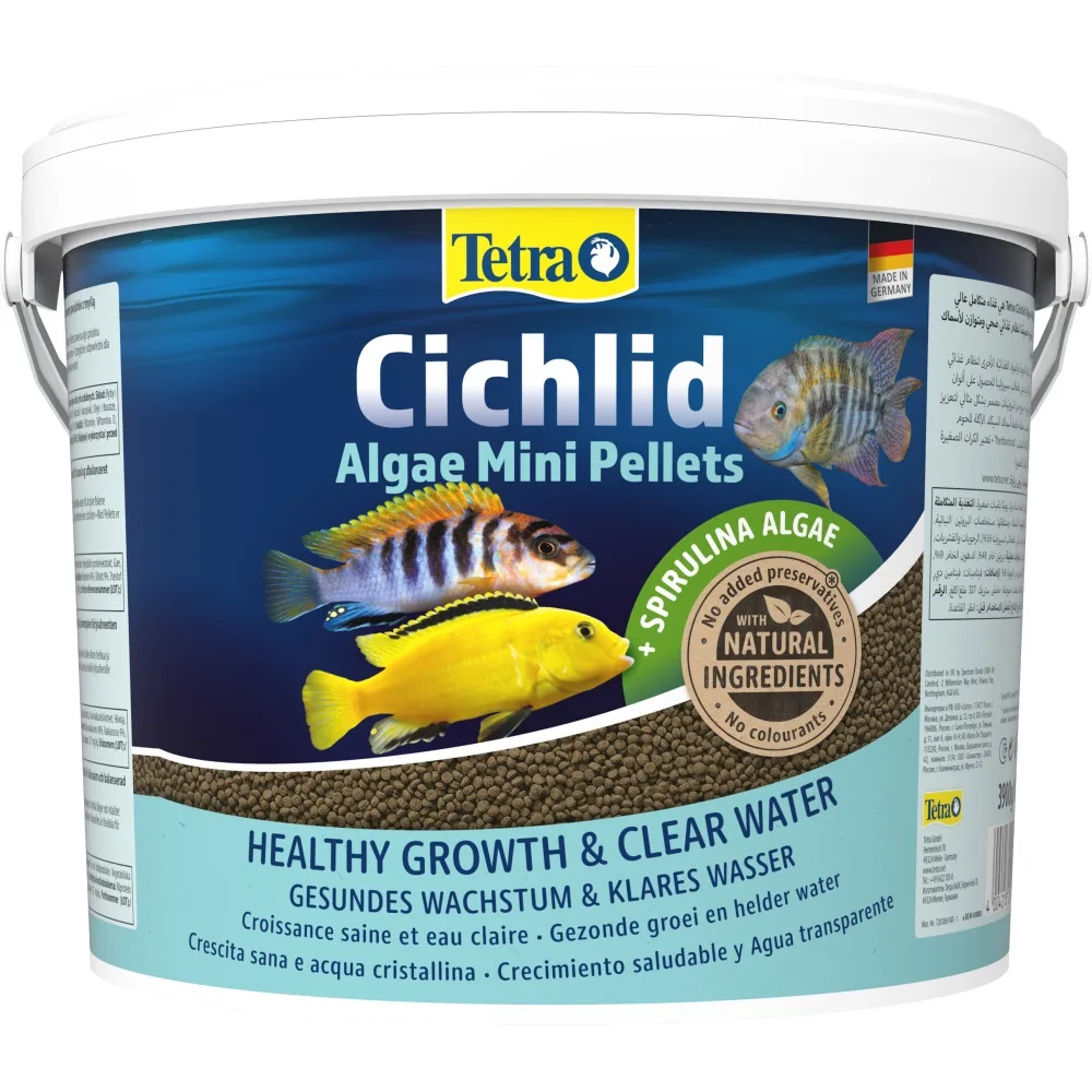 Корм Tetra Cichlid Algae Mini для акваріумних цихлід гранули 10 л/3,9 кг — фото 4