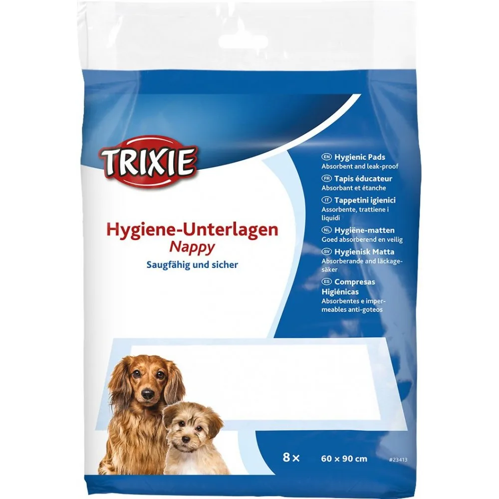 Пелюшки Trixie для собак целюлоза 60х90 см 8 шт