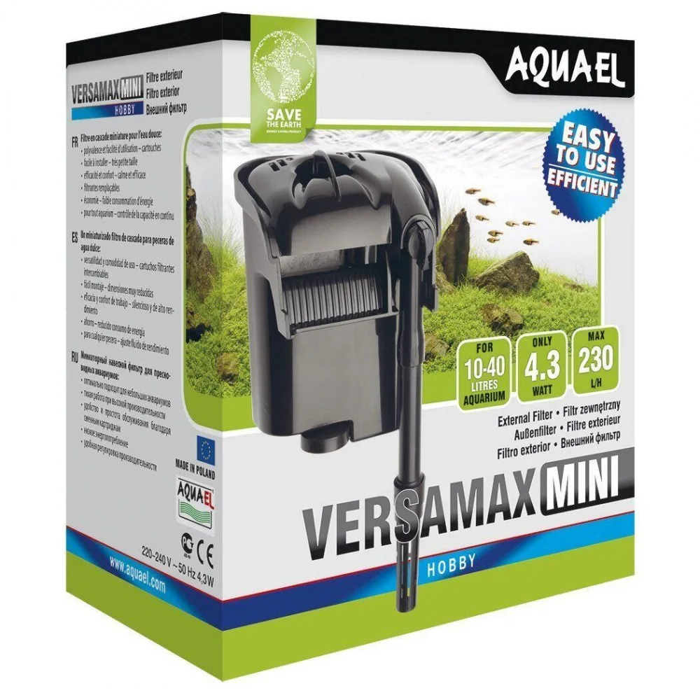 Фільтр Aquael для акваріума зовнішній Versamax-mini 230 л/год на 10-40 л — фото 3