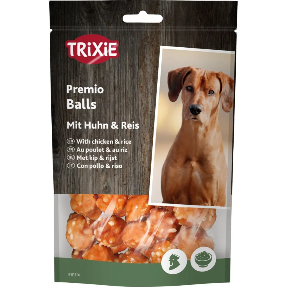 Ласощі Trixie Premio Rice Chicken Balls для собак курячі кульки з рисом 80 г