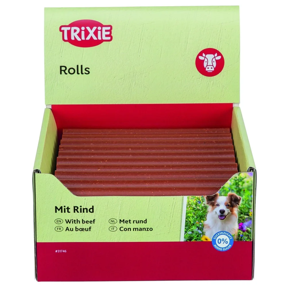 Ласощі Trixie Chewing stick, Beef для собак Палички жувальні з яловичиною 65 г 50 шт/уп — фото 3