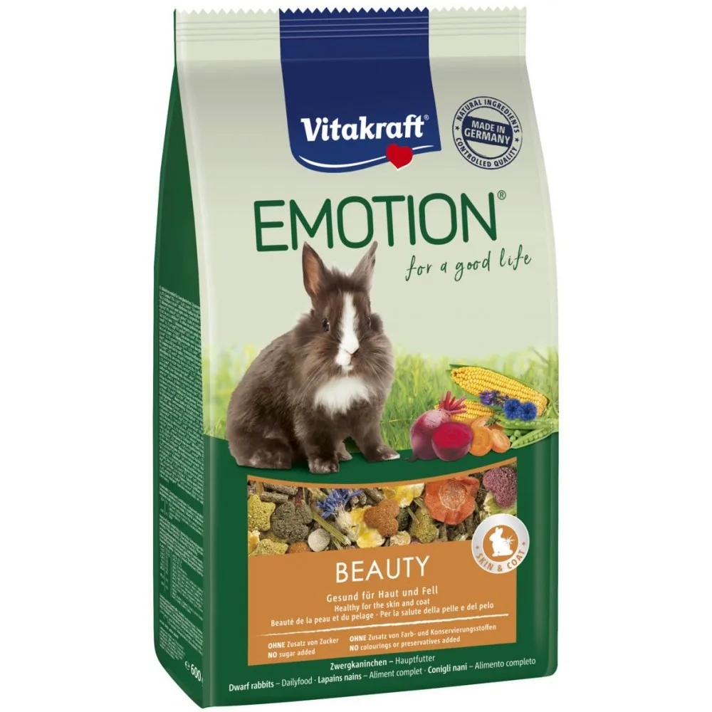 Корм Vitakraft Emotion для декоративних гризунів та кроликів 600 г