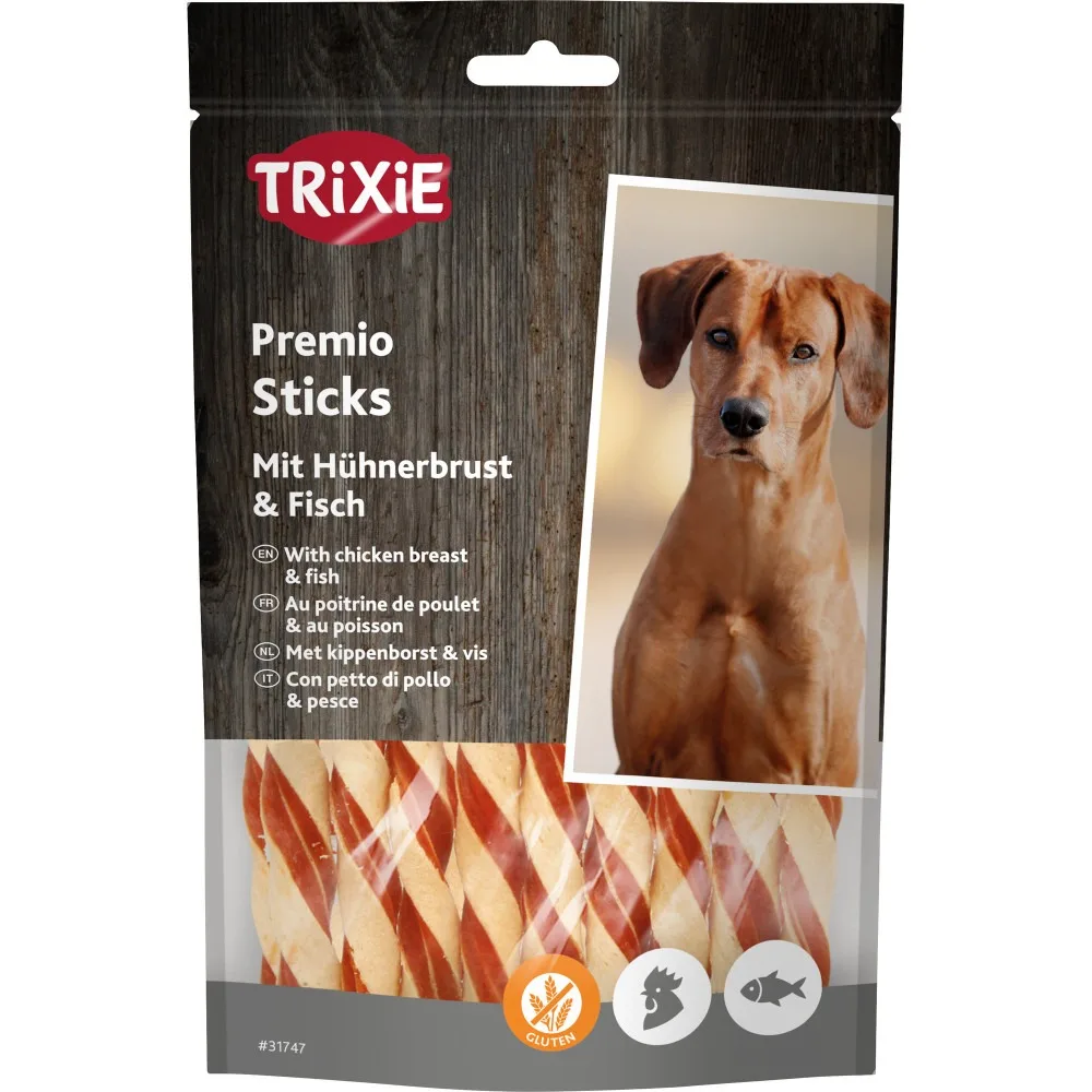 Ласощі Trixie Premio Fish Chicken Sticks для собак з куркою та рибою 80 г — фото 3