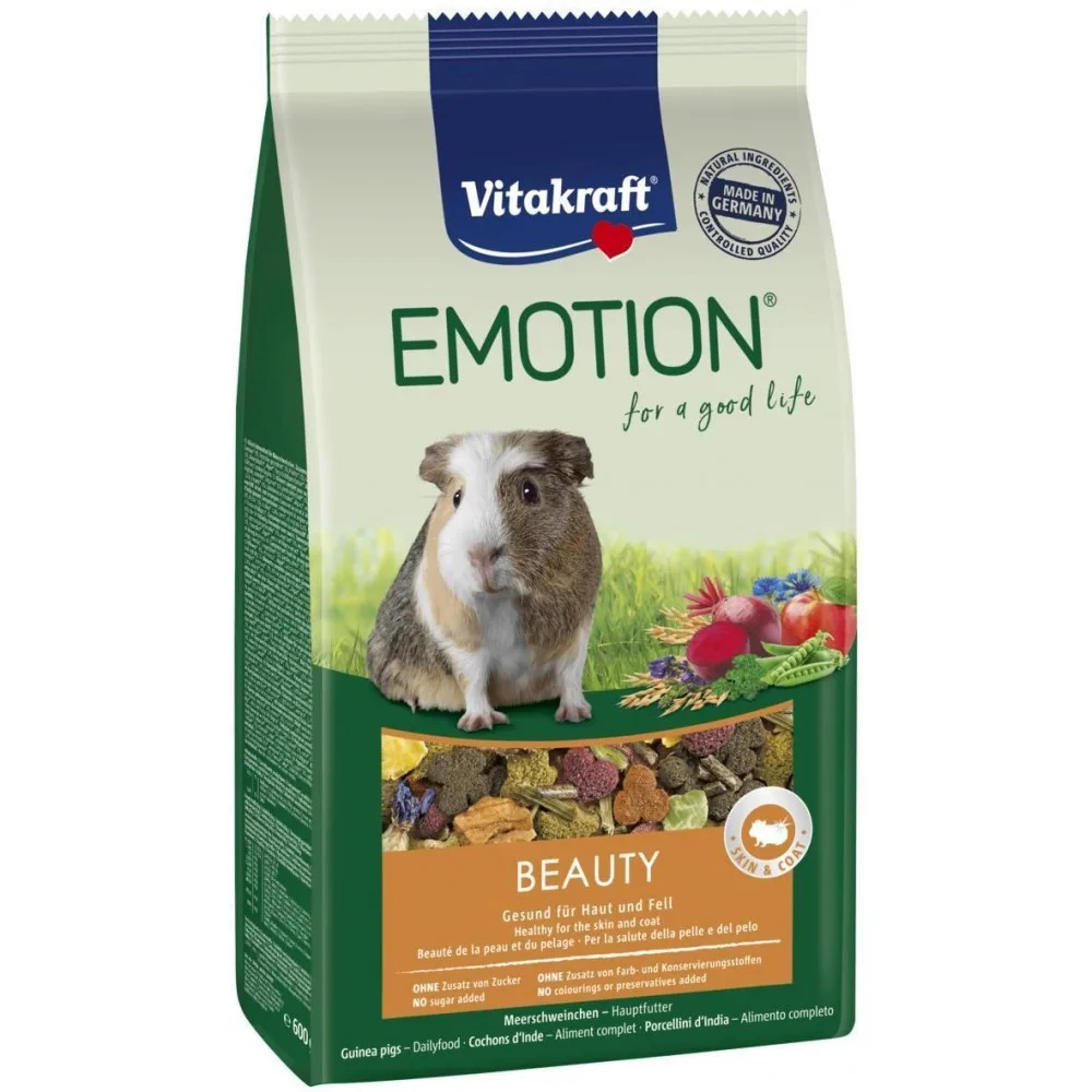 Корм Vitakraft Emotion для декоративних гризунів та морських свинок 600 г