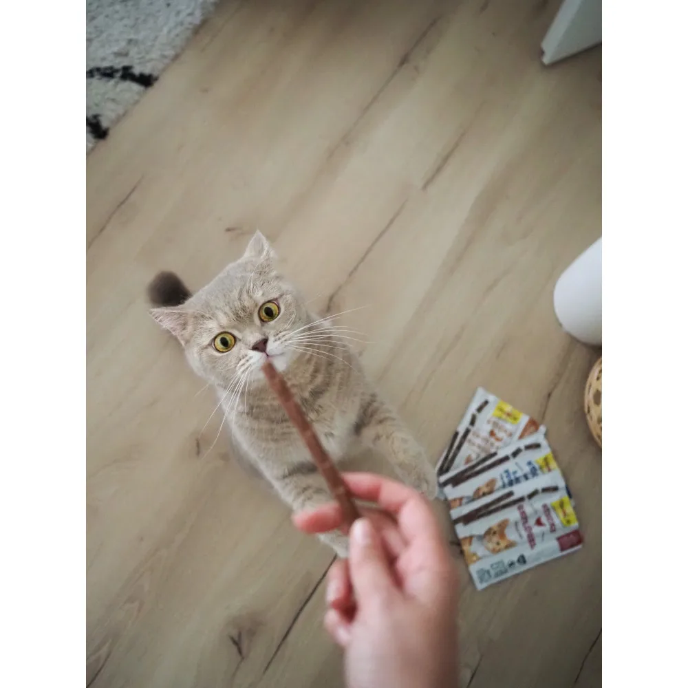 Ласощі GimCat для котів палички з м_ясом птиці 4 шт по 5 г — фото 3