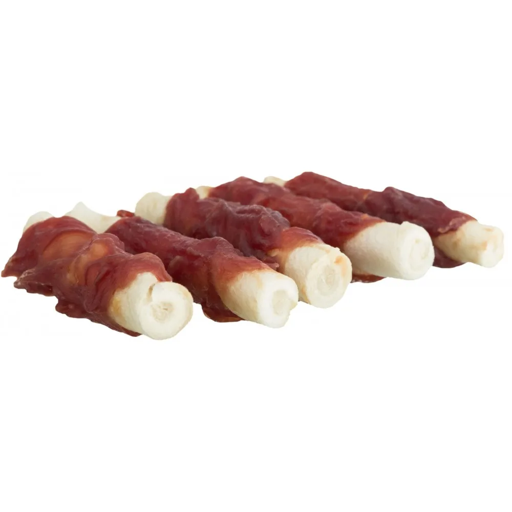 Ласощі Trixie Denta Fun Rolls with Duck для собак Паличка для чищення зубів з качкою 6 см 120 г — фото 2