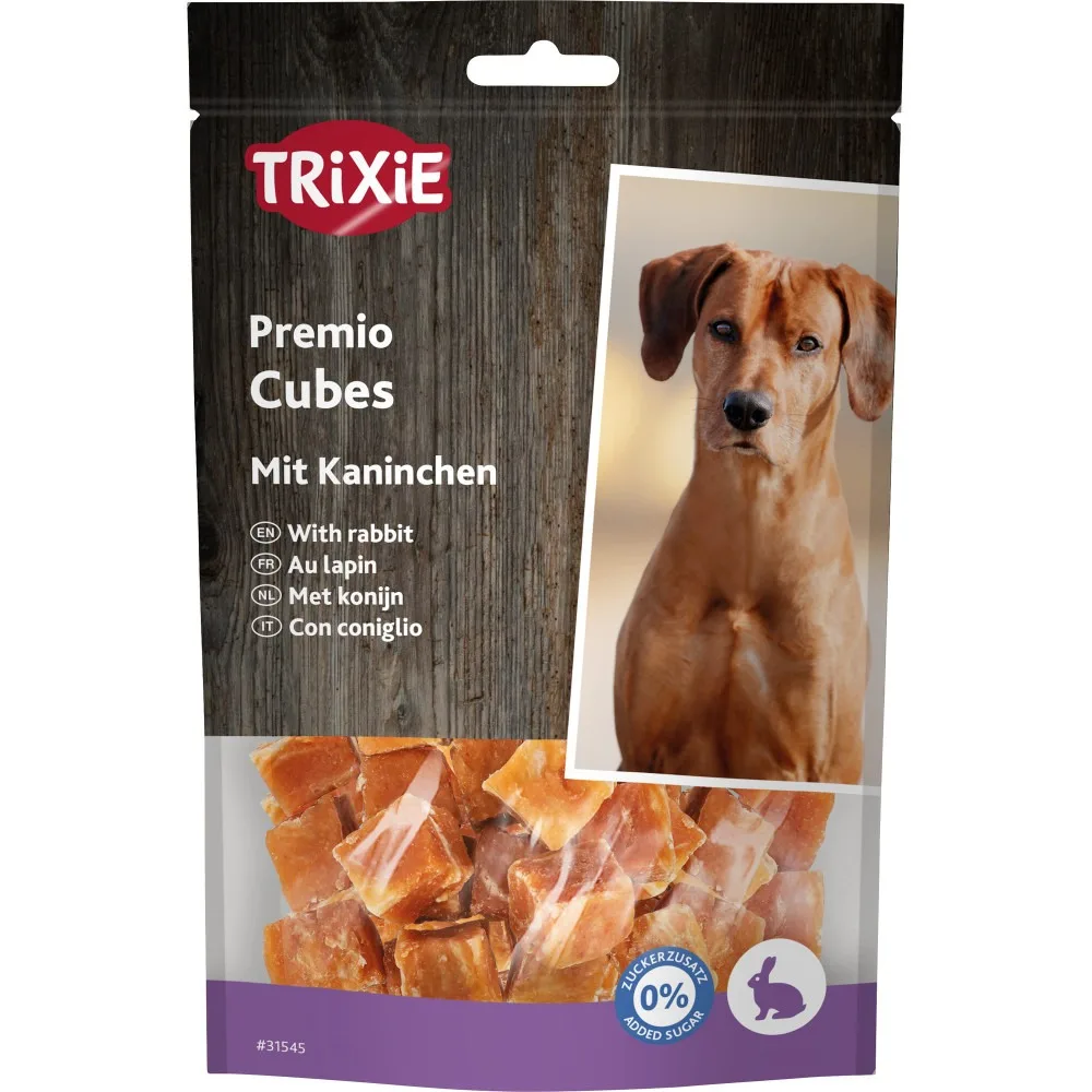 Ласощі Trixie Premio Rabbit Cubes для собак шматочки із кроликом 100 г