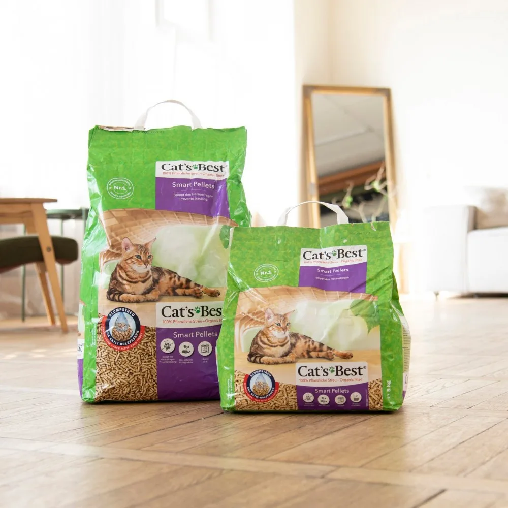 Наповнювач Cat’s Best для котячого туалету Smart Pellets деревний 20 л / 10 кг — фото 4