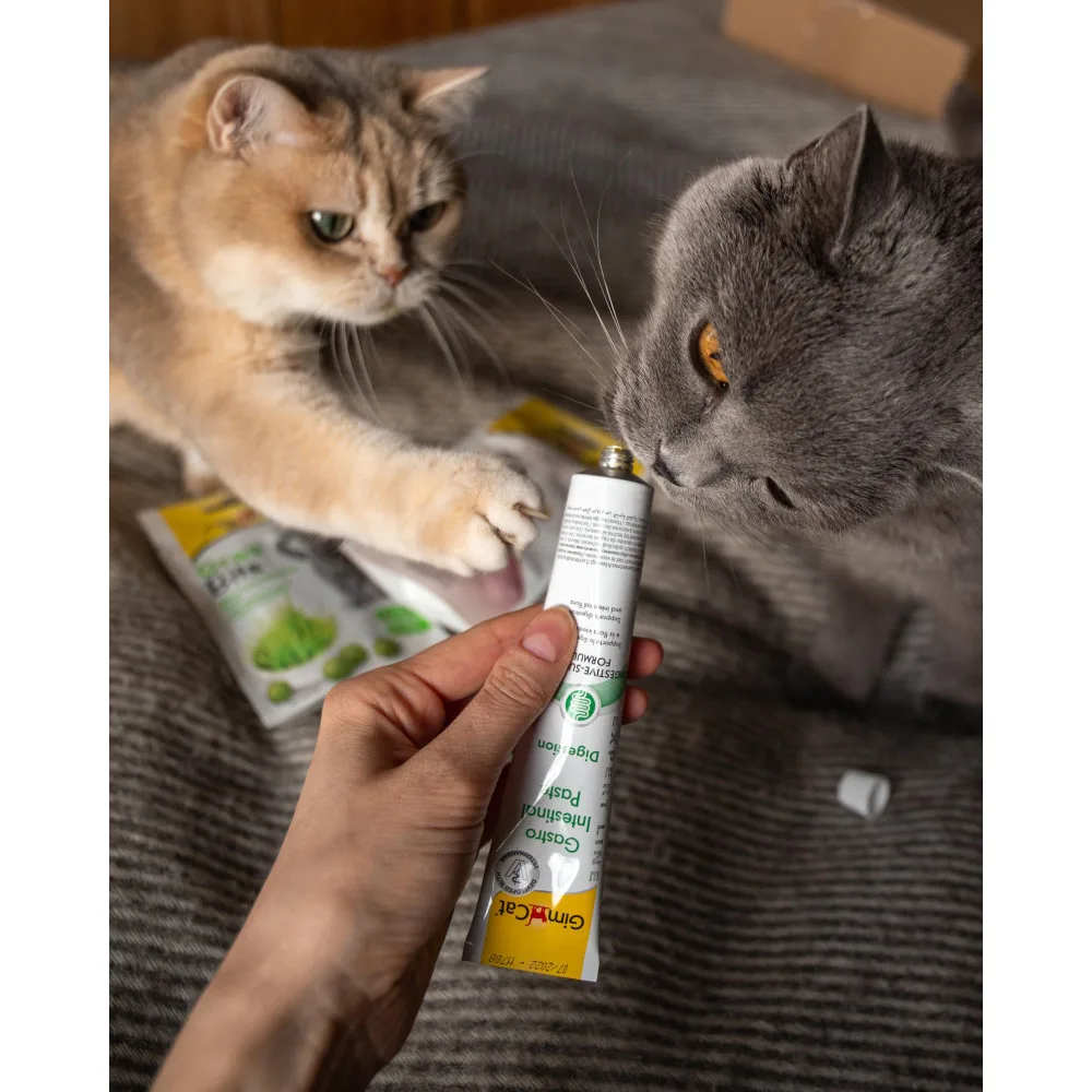 Вітаміни GimCat Expert Line Gastro Intestinal для котів паста для покращення травлення 50 г — фото 4