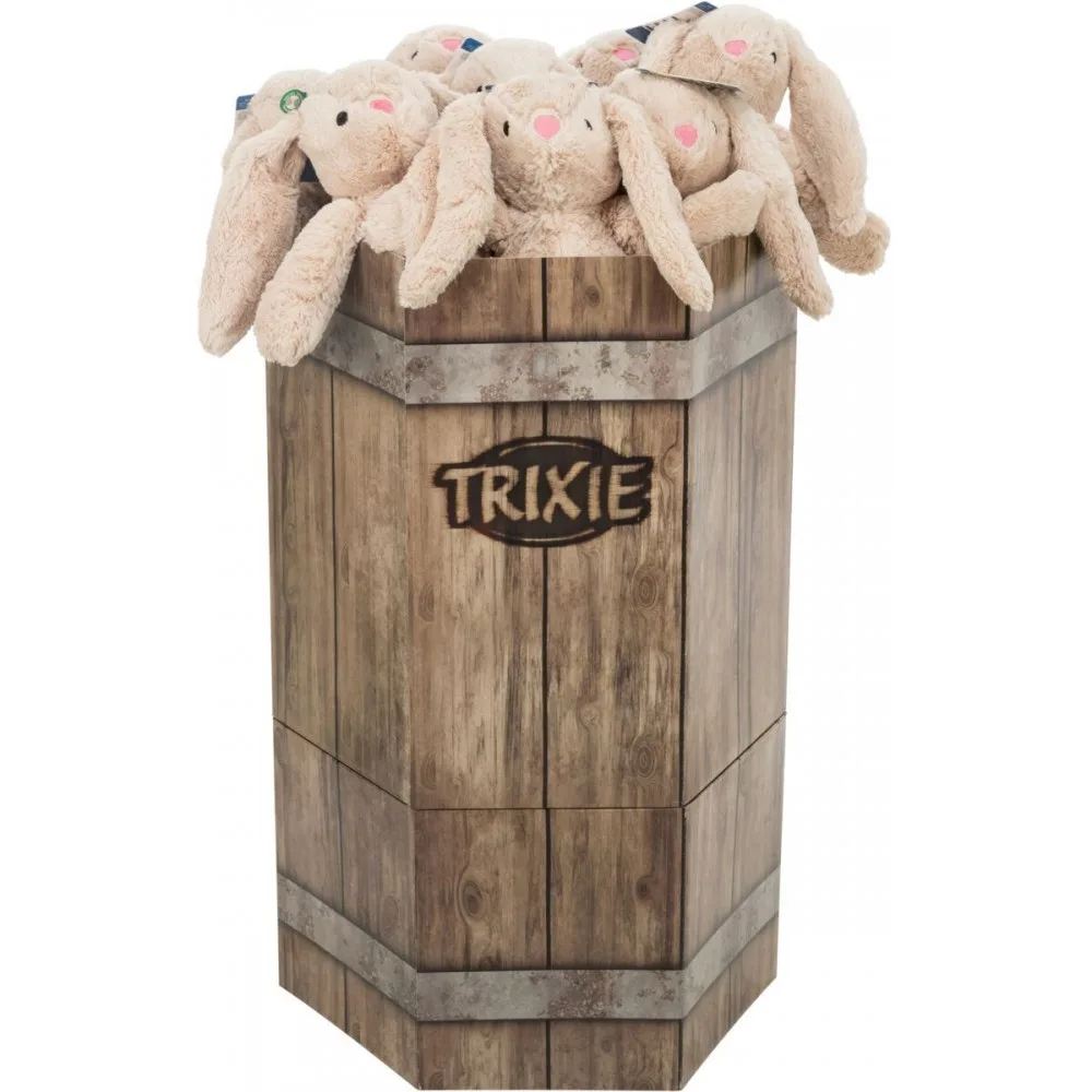 Іграшка Trixie для собак Зайчик з пискавкою плюшевий 38 см — фото 2