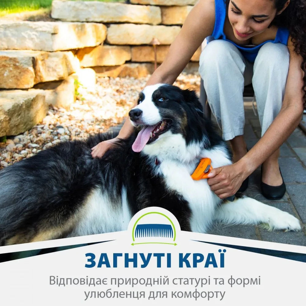 Фурмінатор FURminator для собак з довгою шерстю Long Hair розмір M — фото 4