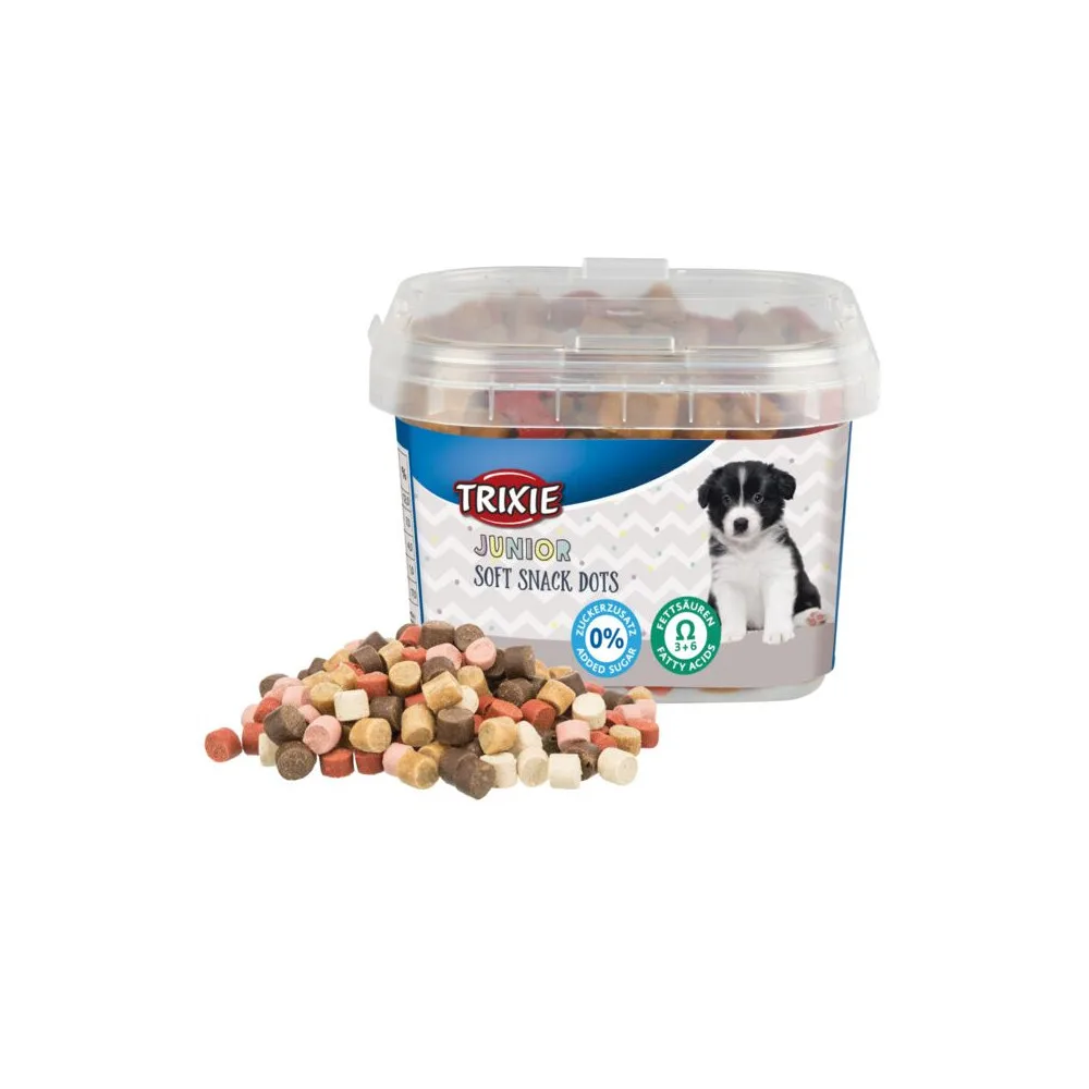 Ласощі Trixie Junior Soft Snack Dots для цуценят з кислотами Омега-3 та Омега-6 140 г — фото 3