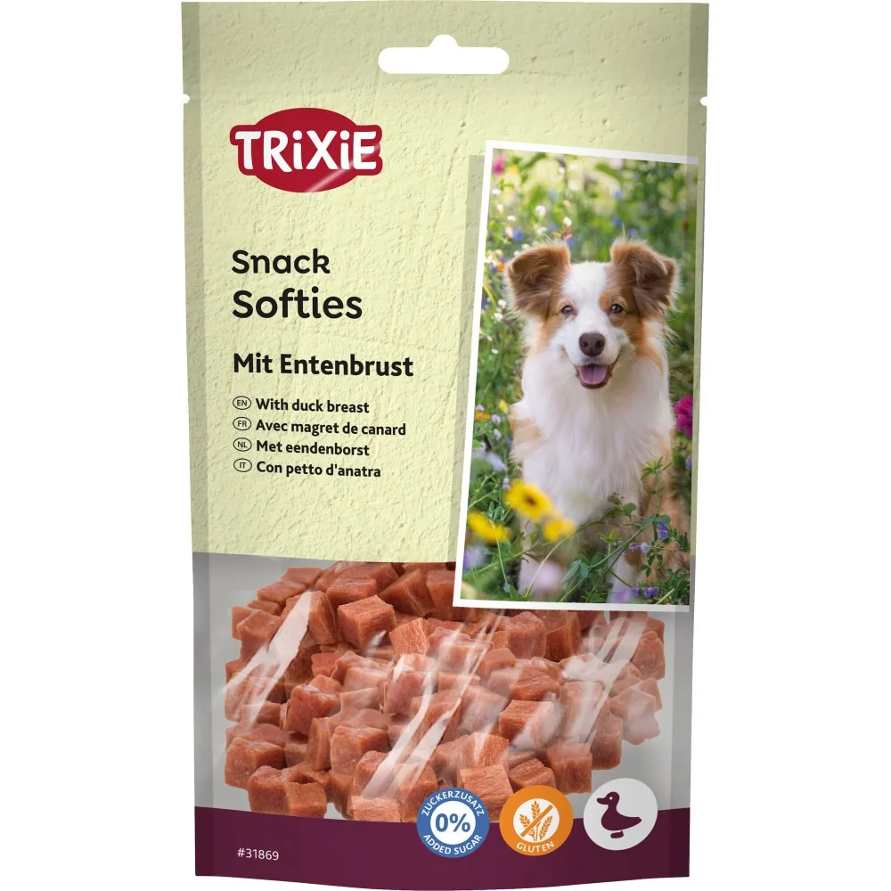 Ласощі Trixie Softies with Duck Breast для собак шматочки з качкою 100 г