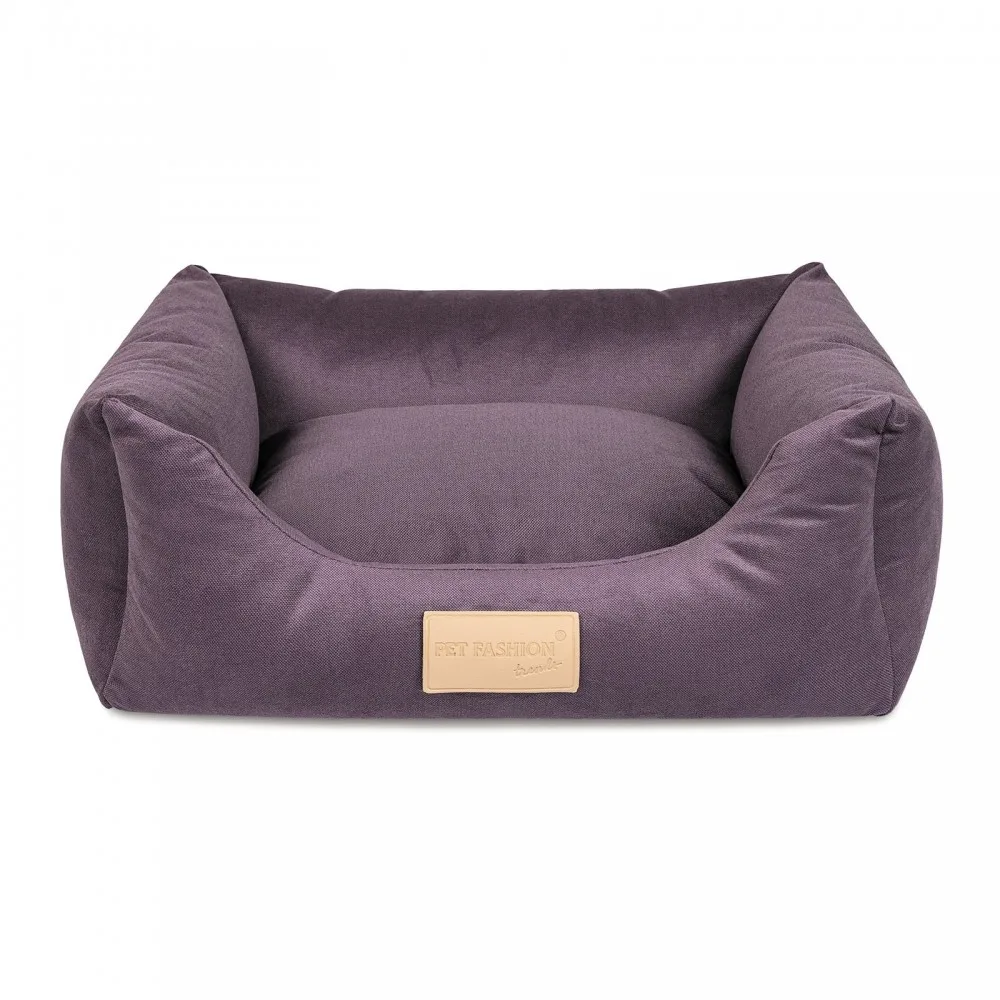 Лежак Pet Fashion Molly №2 для собак і котів фіолетовий 62х50х19 см