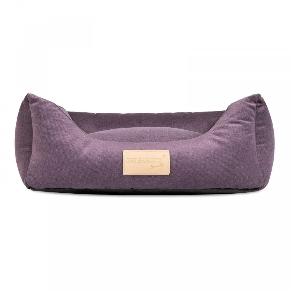 Лежак Pet Fashion Molly №2 для собак і котів фіолетовий 62х50х19 см — фото 2
