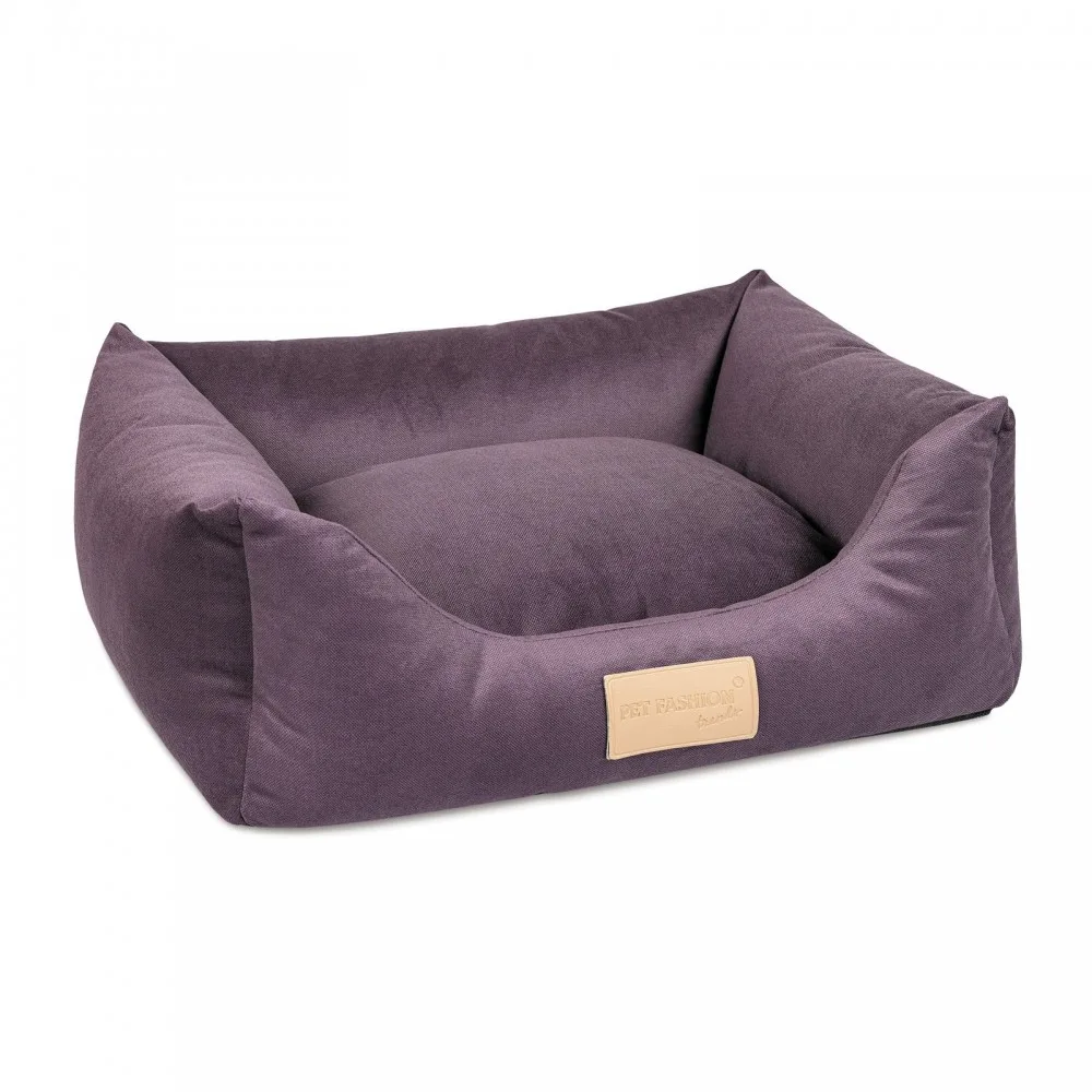 Лежак Pet Fashion Molly №2 для собак і котів фіолетовий 62х50х19 см — фото 3
