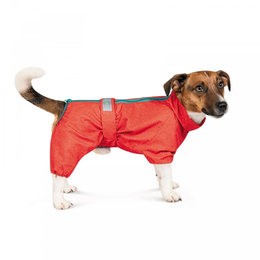 Комбінезон Pet Fashion Rain для собак червоний 5XL — фото 2
