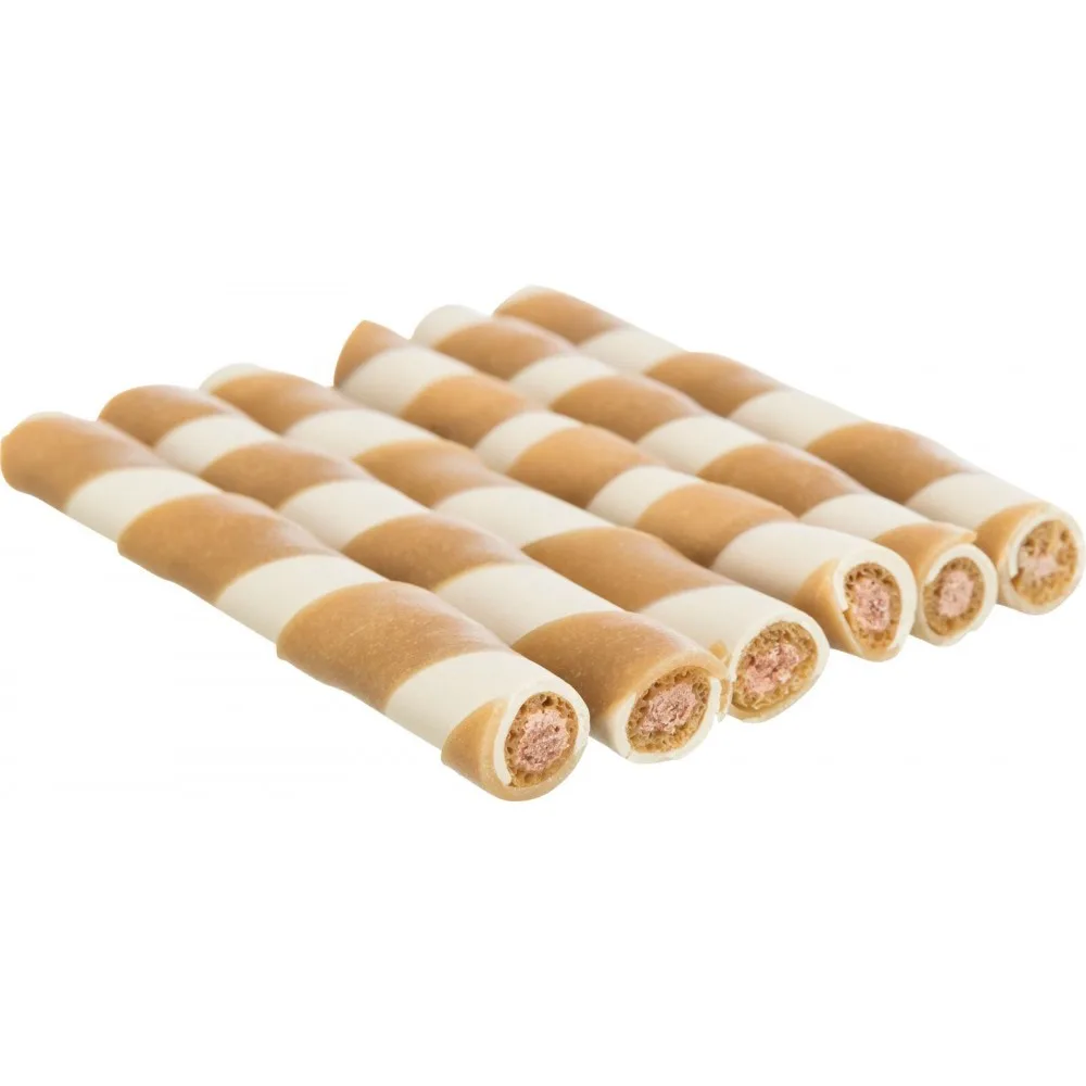 Ласощі Trixie для собак Filled Chew паличка пресована жувальна з куркою 10 см 17 г 100 шт — фото 2