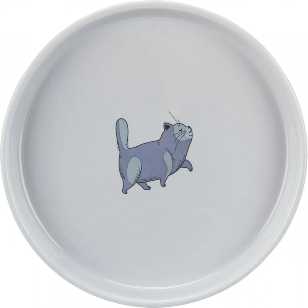 Миска Trixie для котів пласка та широка керамічна 23 см 600 мл — фото 2