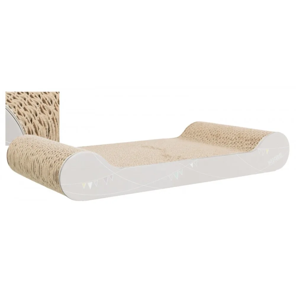 Дряпка Trixie Junior для кошенят з котячою м ятою картон світло-сіра 38х6х18 см — фото 3