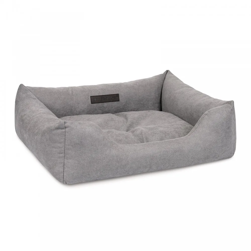 Лежак Pet Fashion Denver №1 для собак сірий 60х50х18 см