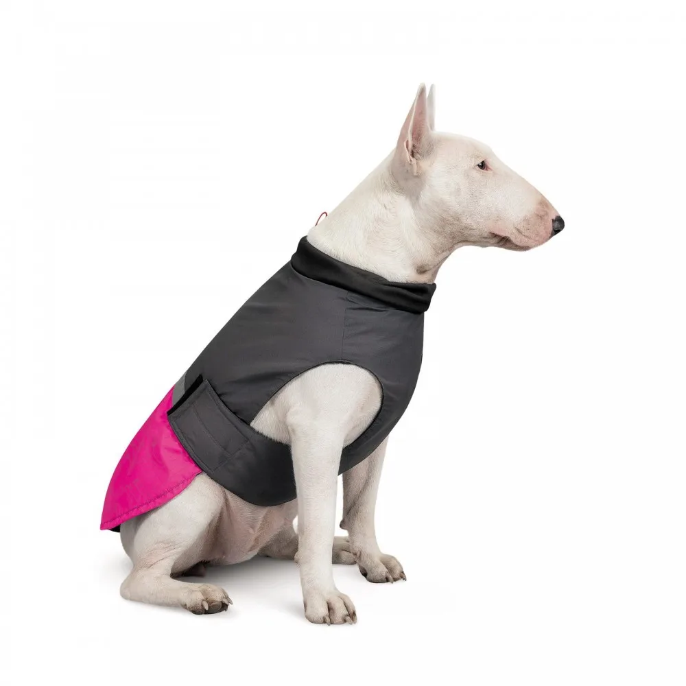 Попона Pet Fashion Roy для собак малиновий/сірий 3XL — фото 2