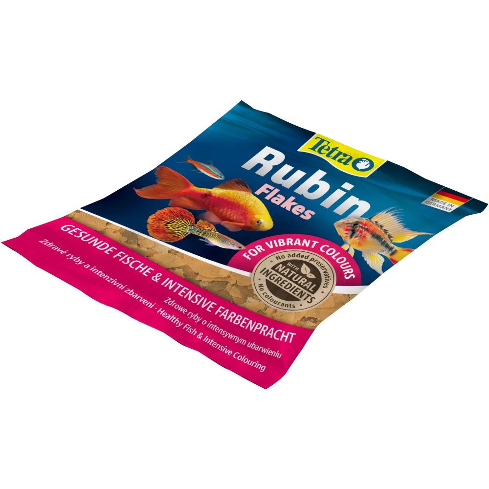 Корм сухий Tetra Rubin Flakes для акваріумних рибок для забарвлення в пластивцях 12 г — фото 4