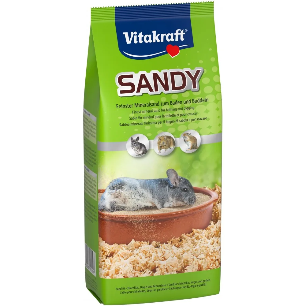 Наповнювач Vitakraft Sandy пісок для декоративних шиншил 1 кг