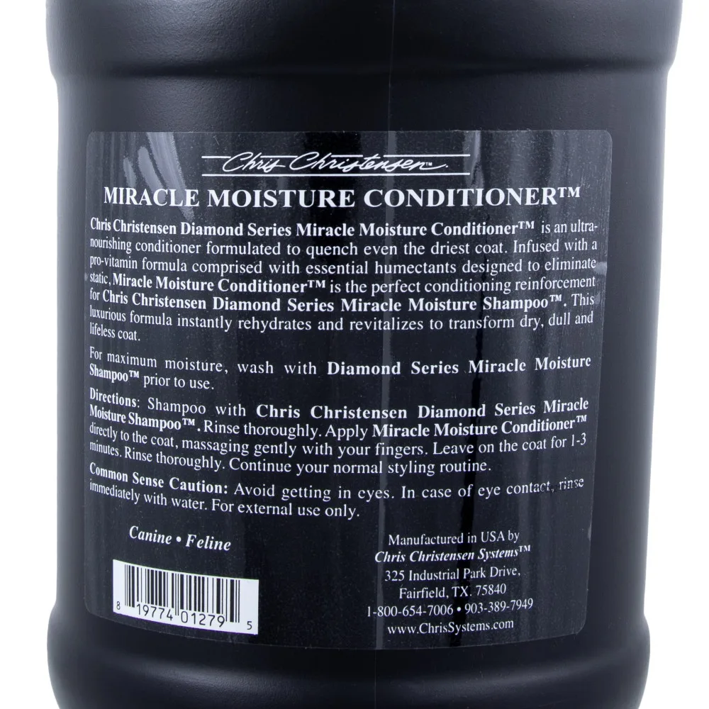 Кондиціонер Chris Christensen Miracle Moisture для собак та котів 3,8л — фото 4