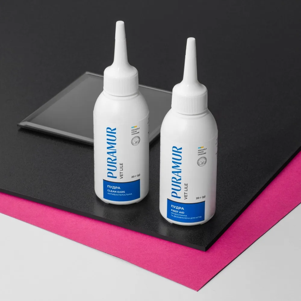 Пудра PURAMUR First Aid кровоспинна та дезінфікуюча для кігтів 20г — фото 4