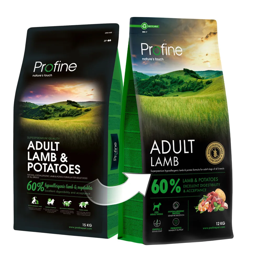 Корм сухий Profine Lamb and Potatoes д/собак ягня і картопля 12 кг — фото 4