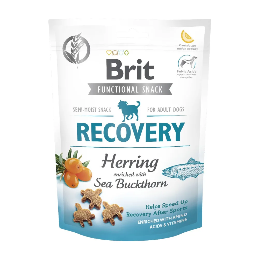 Ласощі Brit Care Functional Snack Recovery Herring для собак напіввологі для відновлення оселедець 150 г