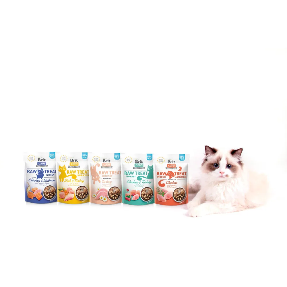Ласощі Brit Raw Treat Freeze-dried Kitten для кошенят курка і лосось 40 г — фото 3