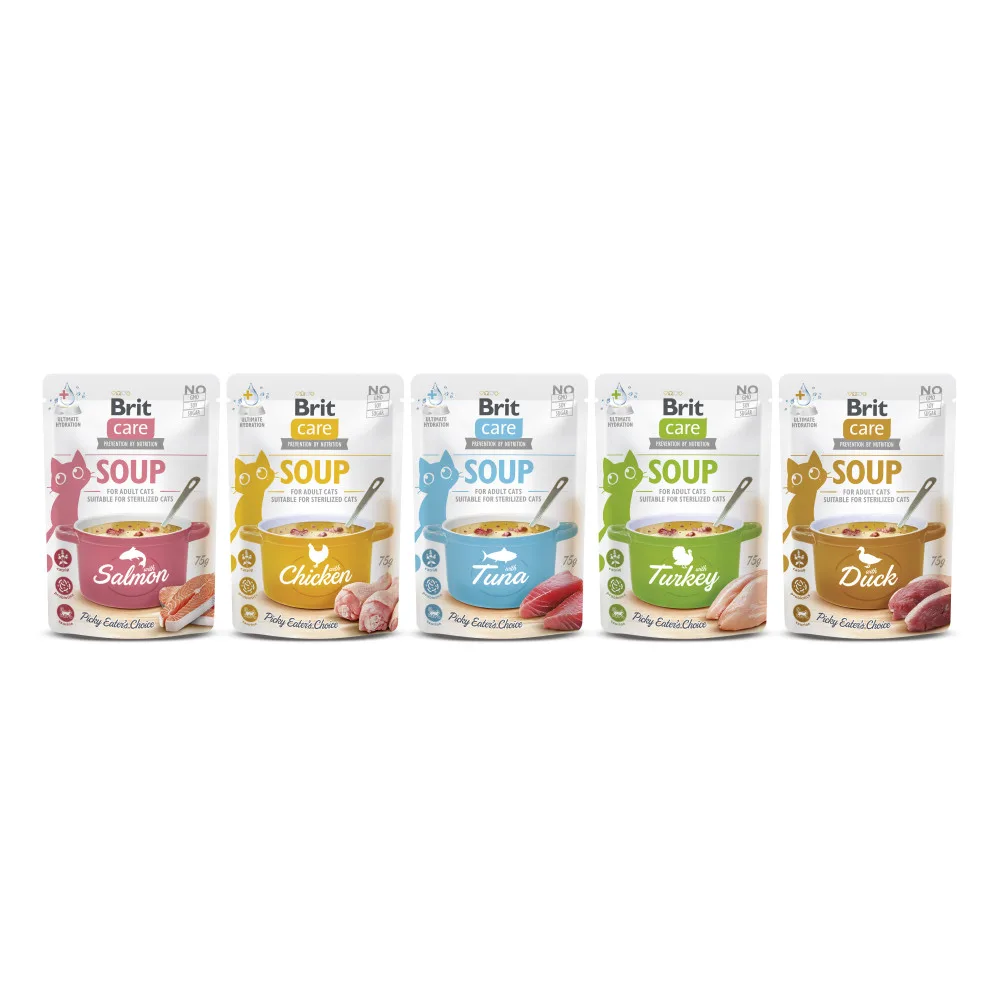 Корм вологий Brit Care Soup Tuna для котів суп з тунцем 75 г — фото 3