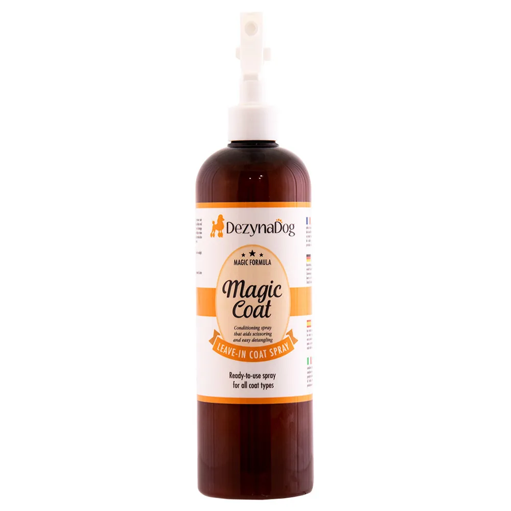 Спрей Dezynadog Magic Coat універсальне покриття-спрей для зниження статики покращення стану шерсті розплутування ковтунів т