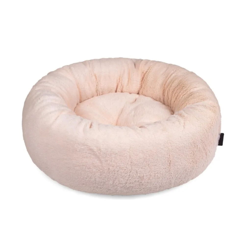 Лежак Pet Fashion Soft для собак і котів розовий 48х48х17 см