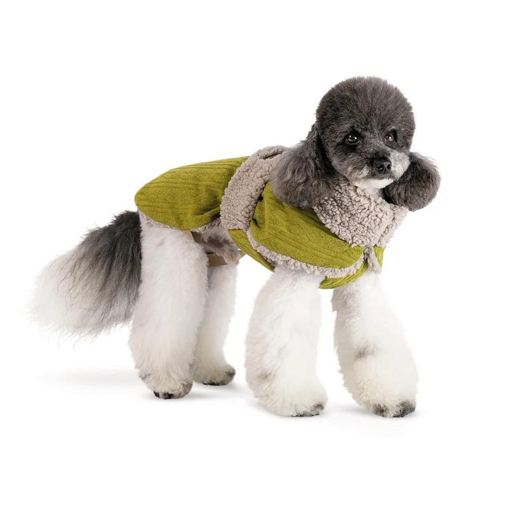 Попона для собак Gigi Pet Fashion, XXS фісташковий, бежевий — фото 2