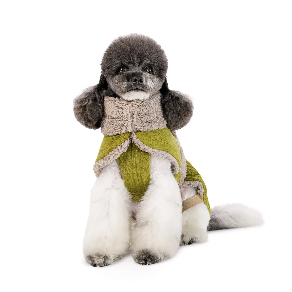 Попона для собак Gigi Pet Fashion, XXS фісташковий, бежевий — фото 3