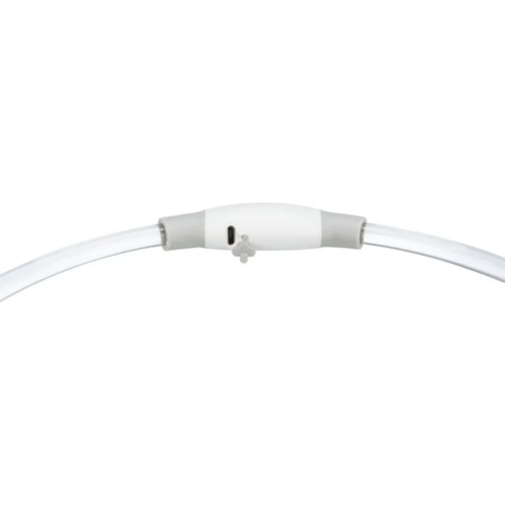 Ошейник светящийся с USB разноцветный S-M 40cм/8мм — фото 3