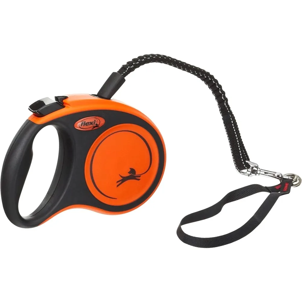 Повідець-рулетка Flexi для собак Xtreme стрічка оранжева розмір S 5 м/20 кг — фото 2