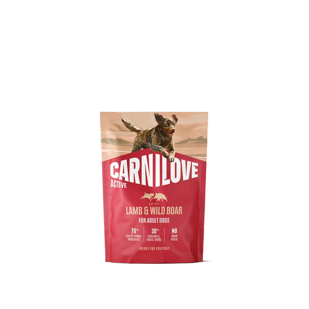 Корм сухий Carnilove Active Lamb & Wild Boar для собак ягня і дикий кабан 1,5 кг