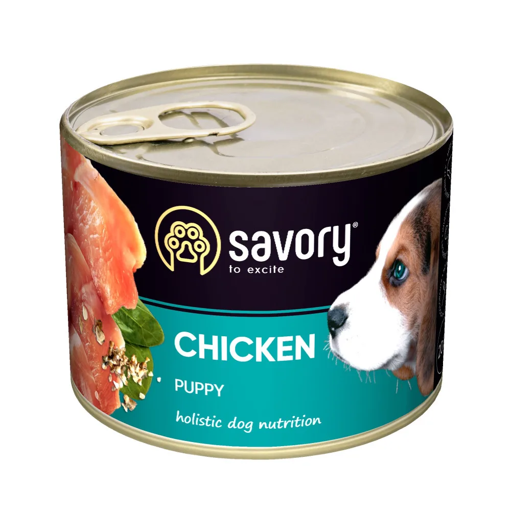 НАБОР Savory Dog All breeds Puppy курица k 200g/6 шт